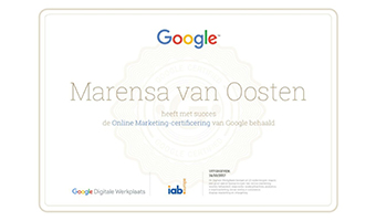 W-Write-One-google-certificaat